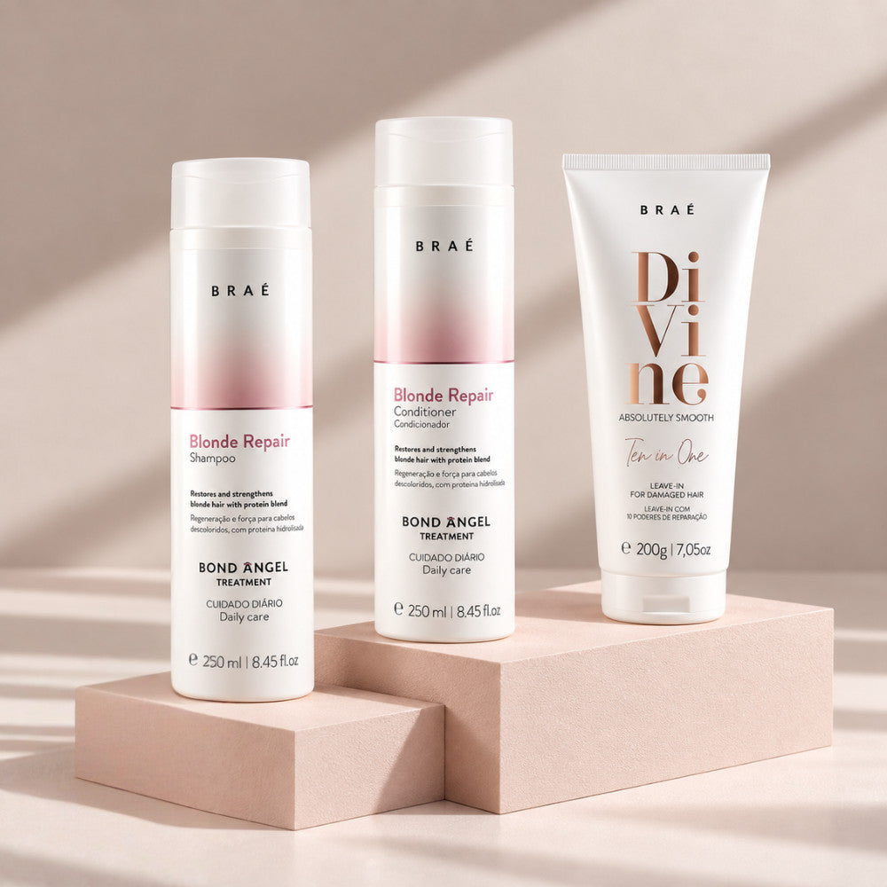 Kit Blond Repair Blonde Rescue | Shampoo + Acondicionador + Leave-In