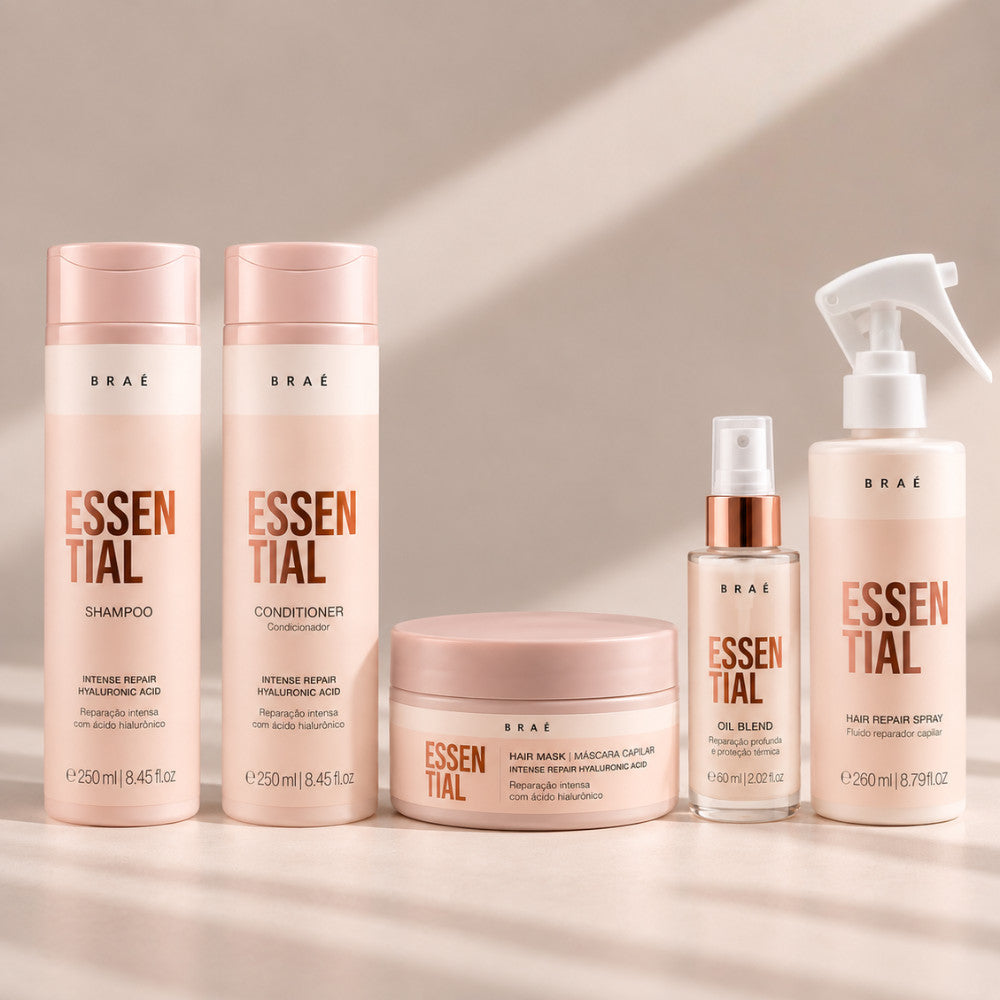 Kit Essential Reparación Pro | Shampoo + Acondicionador + Máscara + Oil + Spray