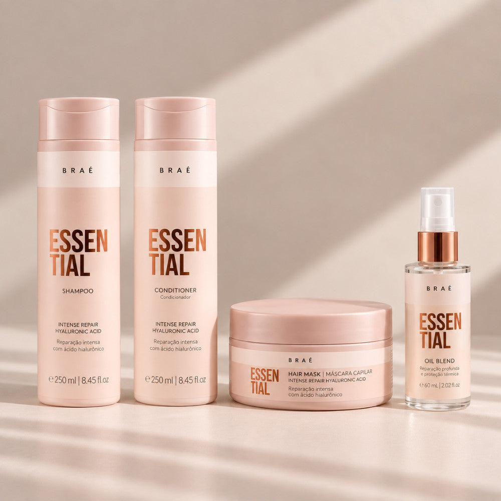 Kit Essential Reparación Total | Shampoo + Acondicionador + Máscara + Oil