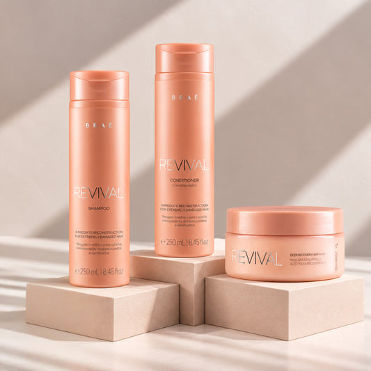 Kit Revival Reconstrucción | Shampoo + Acondicionador + Máscara