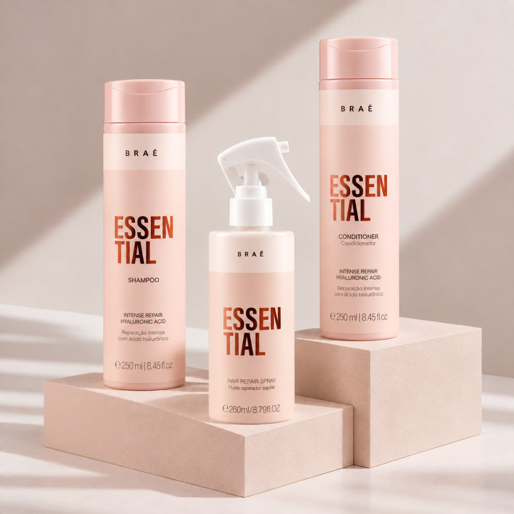 Kit Essential Reparación y Protección | Shampoo + Acondicionador + Spray