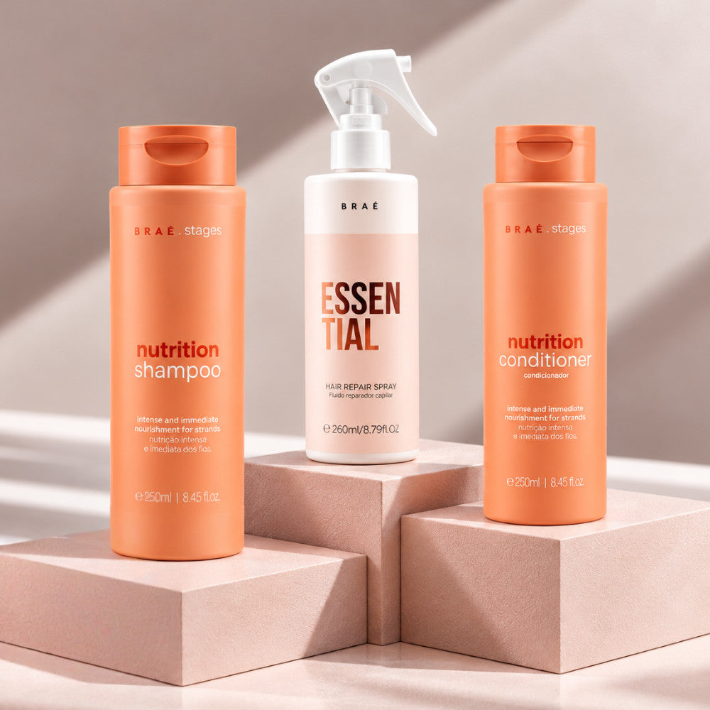 Kit Stages Nutrición Diaria + Spray | Shampoo + Acondicionador + Spray