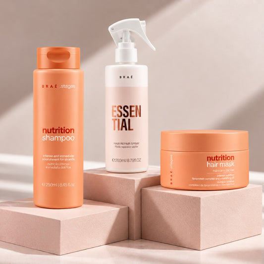 Kit Stages Nutrición Intensa + Spray | Shampoo + Máscara + Spray