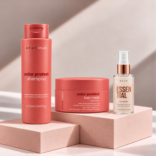 Kit Stages Color Protect Intense + Oil | Shampoo + Máscara + Oil