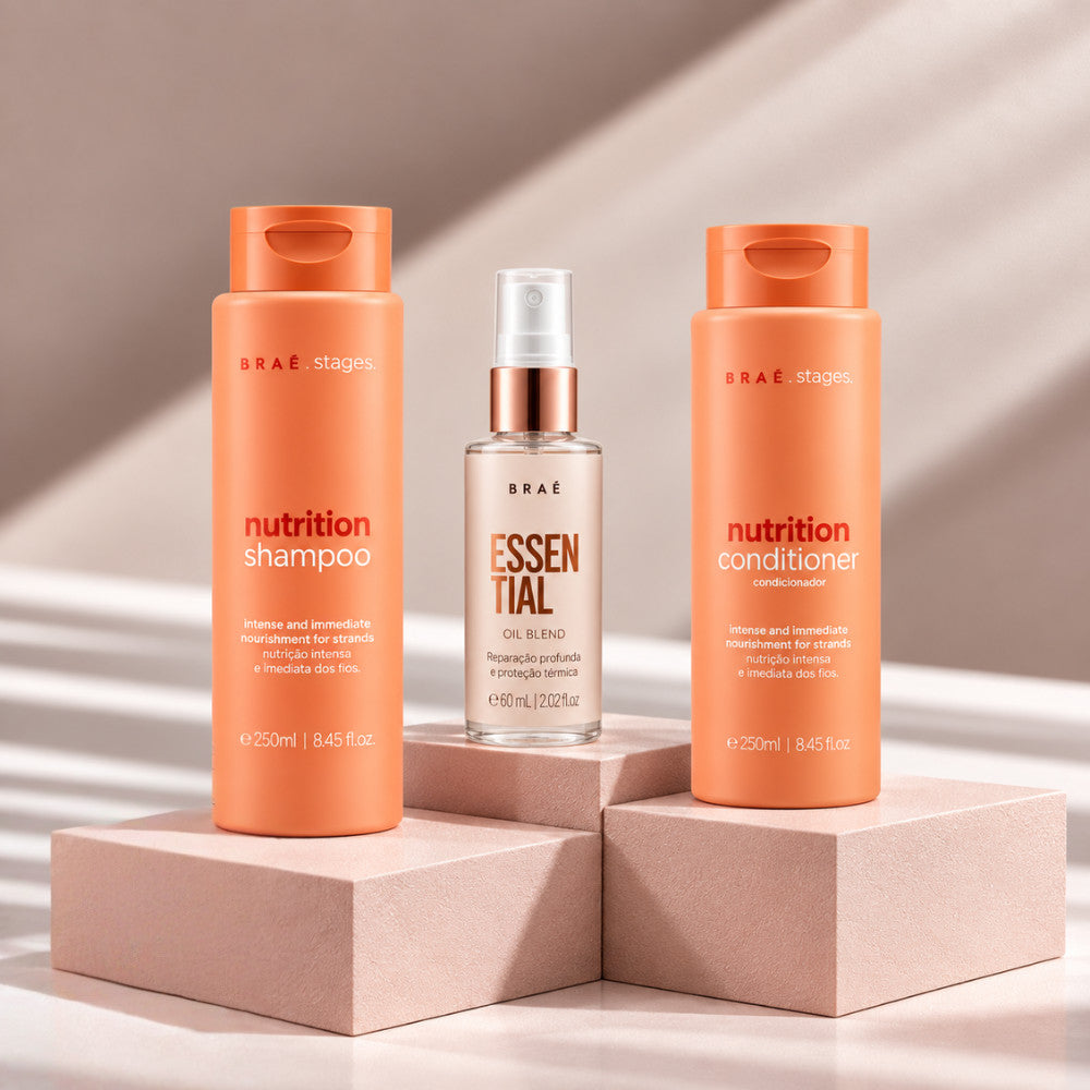 Kit Stages Nutrición Diaria + Oil | Shampoo + Acondicionador + Oil