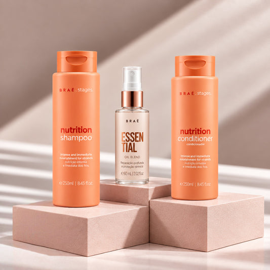 Kit Stages Nutrición Diaria + Oil | Shampoo + Acondicionador + Oil