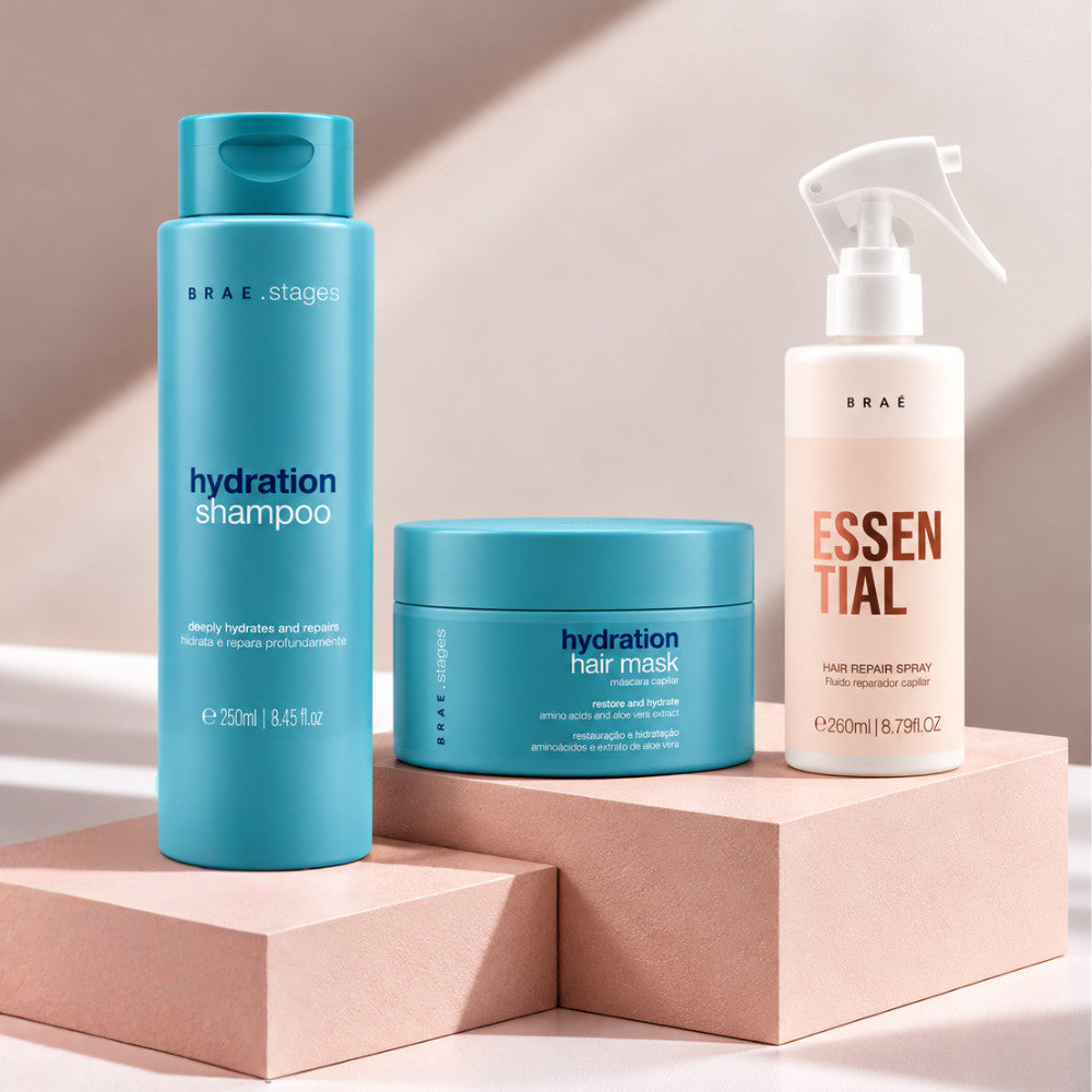 Kit Stages Hidratación Intensa + Spray | Shampoo + Máscara + Spray