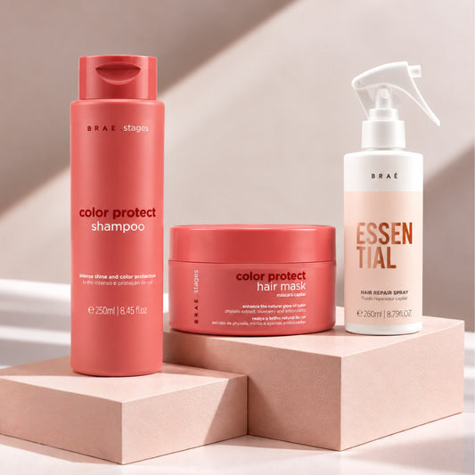 Kit Stages Color Protect Intense + Spray | Shampoo + Máscara + Spray