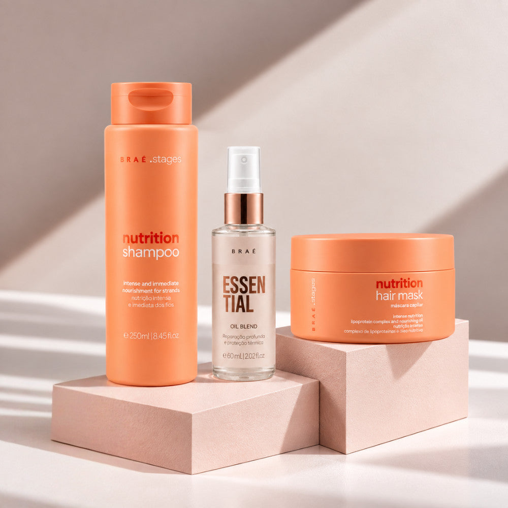 Kit Stages Nutrición Intensa + Oil | Shampoo + Máscara + Oil