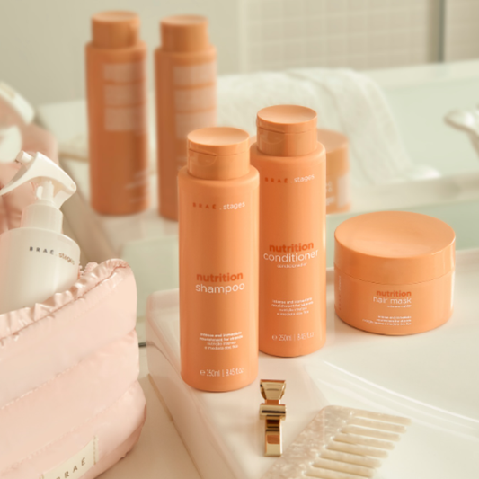 KIT DE NUTRICIÓN BRAÉ STAGES: Shampoo + Acondicionador + Mascarilla